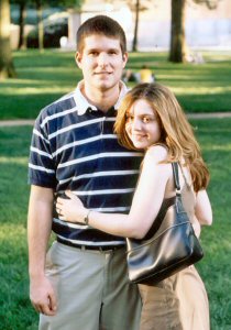 Steve and Mary Ellen on the campus of Harvard in Cambridge