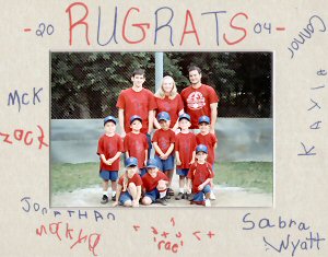 Chester Rugrats T-ball team