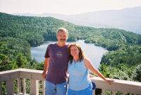 Dave and Jeanie on top of Loon Mountain