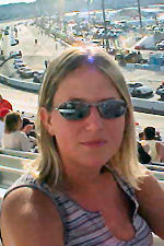 Lisa at the track