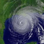 Hurricane Rita - photo credit: National Ocean and Atmospheric Administration (NOAA.gov). NOAA satellite image of Hurricane Rita taken at 9:45 a.m. EDT on Sept. 23, 2005.