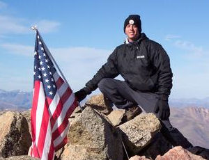 Russell on top of Mt. Bierstadt