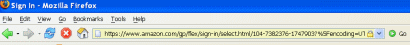 lock icon in address bar of Firefox