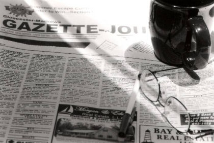 newspaper by flashlight newspaper by flashlight