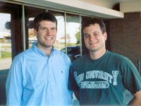 Joe and Steve at Akron airport